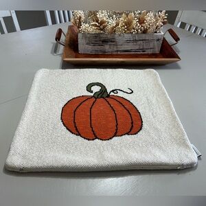 Cupcakes & Cashmere Pumpkin Halloween Thanksgiving Holiday Throw Pillow Cover